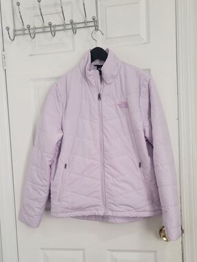 The North Face Light Lavender Puffer Jacket